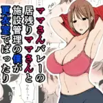 ママさんバレーの居残りママさんと施設管理の僕が更衣室でばったり遭遇してしまった話。