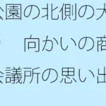 公園の北側の大通り 向かいの商工会議所の思い出