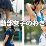 運動部女子のわき毛