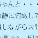 ちゃんと・・・・冷静に俯瞰して把握しながら未開拓の場所へ  別の側面を見ながら
