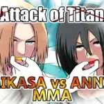 進撃の巨人ミカサVSアニMMA