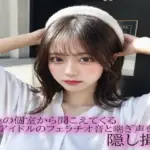 トイレの個室から聞こえてくる地下アイドルのフェラチオ音と喘ぎ声を隠し撮り