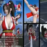 『理想の彼女を3DCGで作ります』から生まれたバーチャルアイドル「一ノ瀬廻里（いちのせめぐり）」の不知火舞コスプレ撮影風写真集＆ハイキックパンチラ:MaiNinja_01