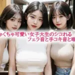 めちゃくちゃ可愛い女子大生のシコれるフェラ音と手コキ音と喘ぎ声