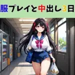 制服プレイと中出し3日間