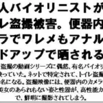 美人バイオリニストがトイレ盗撮被害。便器内カメラでワレメもアナルもドアップで晒される