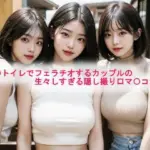 公園のトイレでフェラチオするカップルの生々しすぎる隠し撮り口マ〇コボイス