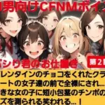 パシり君のお仕置き第バレンタインにチョコをくれたクラスメートの女子達の前で全裸にされ… 好きな女の子に短小包茎のチンポのサイズを測られる…！  M男向けCFNMボイス