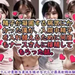 精子が凝固する病気にかかった僕が、入院中精子を入れ替えるために何度もナースさんに搾精してもらった話。