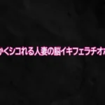 とにかくシコれる人妻の脳イキフェラチオボイス