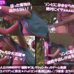 沙耶が主人公のMMORPG『編隊コレクション:Re』ゲーム動画（Vol.09:ゾンビの集団によるレ○プ被害に遭ってしまう:立ちバック）