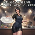 『お家にあるもので極上体験:お一人様限定、秘密のフルコース調理術』